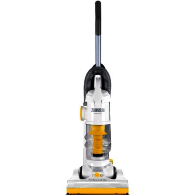 Zanussi ZAN2100A AirSpeed Lite Suction Seal Bagless Upright Vacuum Cleaner in Ice White & Yellow